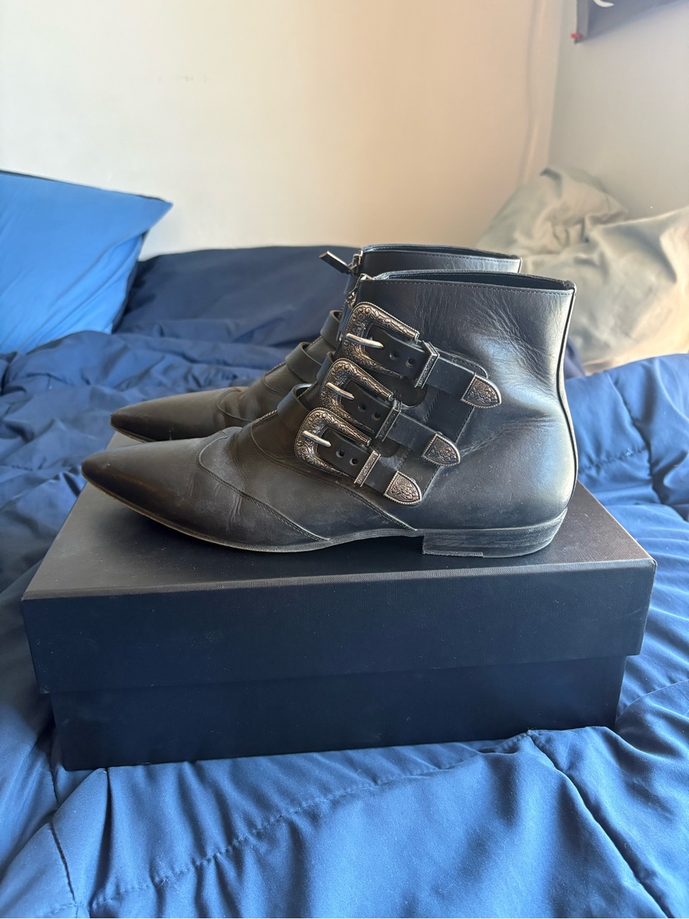Saint Laurent Stan Boots Size 44